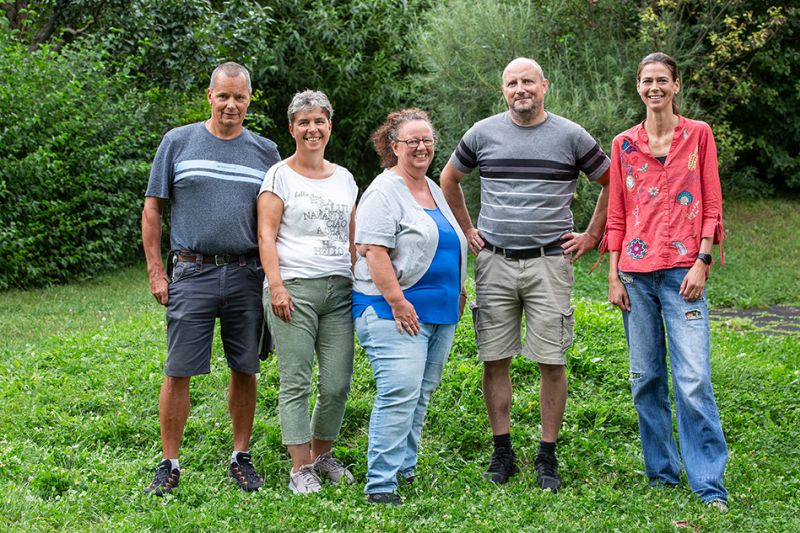 Mitarbeiterinnen und Mitarbeiter des technischen Dienstes der Schulen Malans